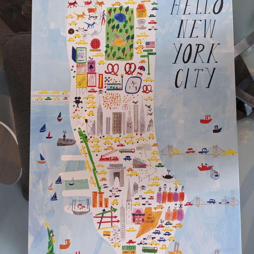 Hello New York City Print